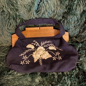 Vintage Embroidered Purse